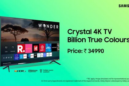 12398 Crystal 4K TV Green 1000x562 1658234988971 नया सैमसंग क्रिस्टल 4K टीवी: सभी सिनेमा प्रेमियों और गेमिंग प्रेमियों के लिए