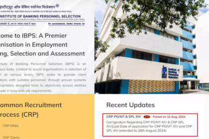 1724304469 photo आईबीपीएस पीओ, एसओ भर्ती 2024: अंतिम तिथि 28 अगस्त तक बढ़ाई गई, आधिकारिक सूचना यहां देखें