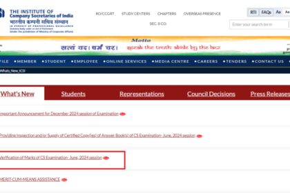 1724589720 photo आईसीएसआई सीएस जून 2024 परिणाम: अंक सत्यापन पंजीकरण कल से शुरू, विवरण यहां देखें