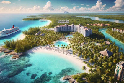 DALLE 2024 08 30 035830 A h बहामास पर्यटन उद्योग सम्मेलन (एसओटीआईसी) 2024 में रिकॉर्ड तोड़ पर्यटन वृद्धि का प्रदर्शन करेगा