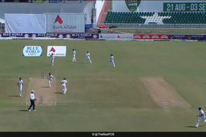 b7n0b7vo saud shakeel and rizwan 4 runs 625x300 22 August 24 पाकिस्तान की जोड़ी ने क्रिकेट में 4 रन बनाकर दुर्लभ नजारा पेश किया, प्रशंसक हैरान रह गए। देखें