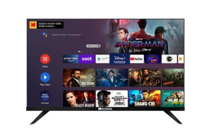 kodak 7xprobl smart led tv kodak website 1639483303867 कोडक 7XPRO एंड्रॉयड 4K स्मार्ट टीवी सीरीज HDR10 सपोर्ट और 40W ऑडियो आउटपुट के साथ भारत में लॉन्च
