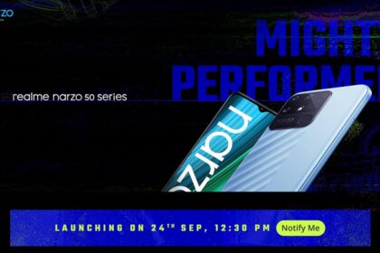 realme narzo 50 series launch event 1632403290654 Realme Narzo 50 सीरीज, बैंड 2, स्मार्ट टीवी नियो 32-इंच आज भारत लॉन्च: कैसे देखें