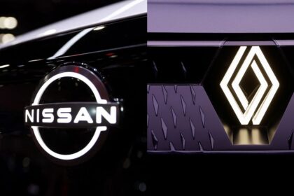 renault nissan logo reuters 1675336120161 निसान, रेनॉल्ट भारत में दो इलेक्ट्रिक वाहनों सहित छह नए मॉडल बनाने के लिए 600 मिलियन डॉलर का निवेश करेंगे