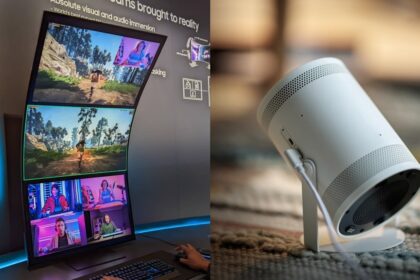 samsung odyssey ark freestyle projector 1641393952941 CES 2022: सैमसंग ओडिसी आर्क 55-इंच कर्व्ड मॉनिटर, फ्रीस्टाइल प्रोजेक्टर का अनावरण