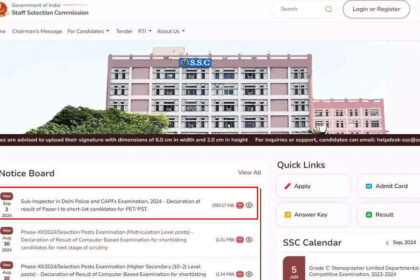 1725281547 photo SSC CPO 2024 टियर-1 रिजल्ट ssc.gov.in पर जारी: मेरिट लिस्ट, कटऑफ और अधिक जानकारी