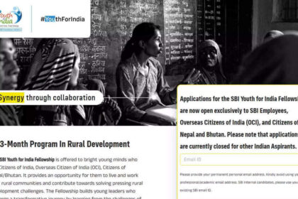 1725583412 photo एसबीआई फाउंडेशन ने ओसीआई, नेपाल और भूटान तक यूथ फॉर इंडिया फेलोशिप का विस्तार किया; यहां आवेदन करें