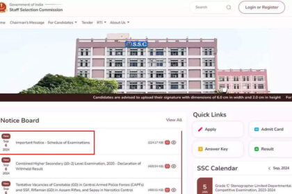 1725663956 photo एसएससी जेएचटी और स्टेनोग्राफर परीक्षा 2024 का शेड्यूल ssc.gov.in पर घोषित: यहां देखें