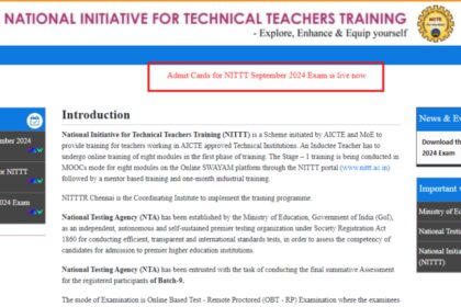 1725784096 photo एनआईटीटीटी सितंबर 2024 एडमिट कार्ड जारी: यहां सीधा लिंक देखें