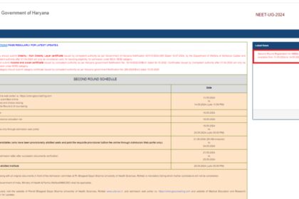 1726184446 photo हरियाणा नीट यूजी काउंसलिंग 2024 राउंड 2 रजिस्ट्रेशन शुरू: पूरा शेड्यूल, सीधा लिंक यहां देखें