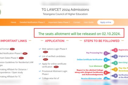 1727740511 photo TS LAWCET 2024 अंतिम चरण का सीट आवंटन परिणाम स्थगित: नई तारीख और अन्य मुख्य विवरण देखें