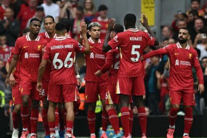 4biid7gg liverpool afp 625x300 21 September 24 लुइस डियाज़ ने लिवरपूल को प्रीमियर लीग में शीर्ष पर पहुंचाया, स्पर्स ने वापसी की