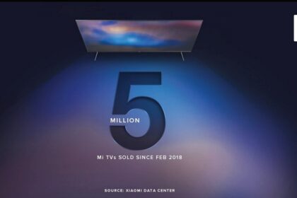 Mi TV 5 million 1608109692315 Xiaomi ने घोषणा की, दो साल में भारत में Mi TV की बिक्री पांच मिलियन यूनिट तक पहुंची