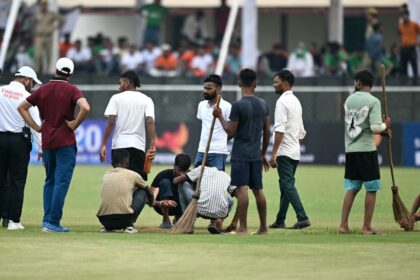 a291evfo greater noida sports complex 625x300 09 September 24 अफ़गानिस्तान बनाम न्यूज़ीलैंड, एकमात्र टेस्ट, पहला दिन, हाइलाइट्स: पहला दिन बारिश की भेंट चढ़ा, कोई गेंद नहीं फेंकी गई