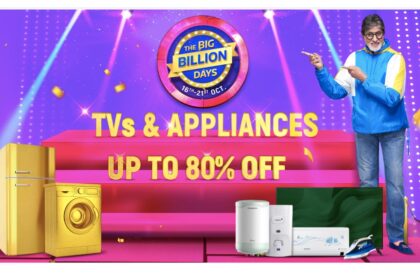bbd tv 1602326219614 फ्लिपकार्ट बिग बिलियन डेज़ सेल के दौरान बड़े उपकरणों पर सबसे बड़ी डील