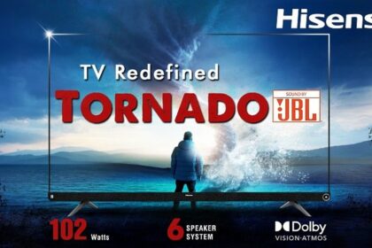 hisense tornado 4K 1607937395346 Hisense Tornado 4K TV सीरीज भारत में छह 102W JBL स्पीकर के साथ घोषित