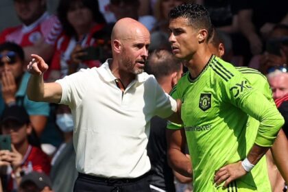v6tomtdo cristiano ronaldo erik ten hag afp 625x300 18 November 22 क्रिस्टियानो रोनाल्डो ने कहा कि एरिक टेन हैग का रवैया मैनचेस्टर यूनाइटेड के लिए बहुत नकारात्मक है