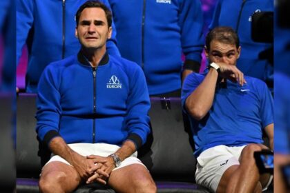 vuht8g98 roger federer rafael nadal afp 625x300 24 September 22 "मुझे अभी भी लगता है कि मैं वहीं का हूँ": रोजर फेडरर ने माना कि उन्होंने समय से पहले ही संन्यास ले लिया था