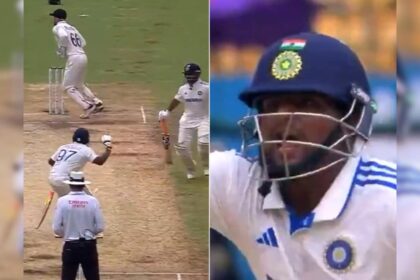 0m3od04g sarfaraz pant 625x300 19 October 24 सरफराज खान ऋषभ पंत से नाराज, रोहित शर्मा और आर अश्विन न्यूजीलैंड के रन आउट चांस से स्तब्ध। घड़ी