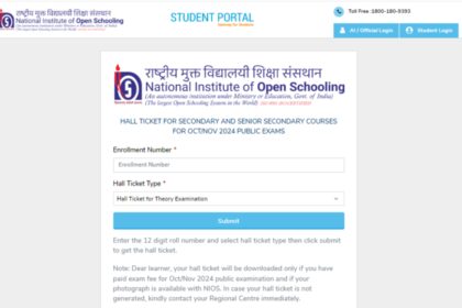 1728026460 photo अक्टूबर-नवंबर 2024 सैद्धांतिक परीक्षा के लिए एनआईओएस कक्षा 10वीं, 12वीं हॉल टिकट जारी: सीधे लिंक यहां देखें