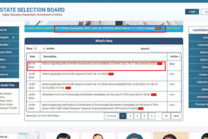 1728668653 photo एसएसबी ओडिशा ने पीजीटी भर्ती परीक्षा 2024 के लिए 17 नवंबर की तारीख तय की है