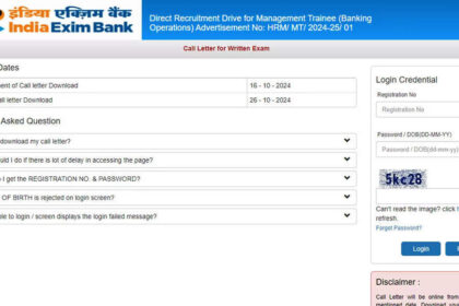 1729160769 photo EXIM बैंक MT भर्ती 2024: 26 अक्टूबर की परीक्षा के लिए प्रवेश पत्र जारी, यहां से डाउनलोड करें