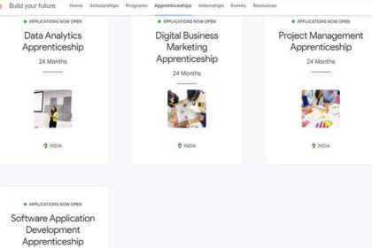 1729501445 photo Google Apprenticeships 2024: Google India में डेटा एनालिटिक्स, मार्केटिंग और अन्य 24-महीने के कार्यक्रमों के लिए अभी आवेदन करें |