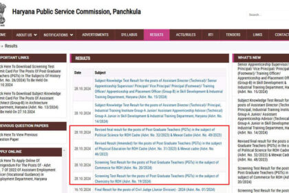 1730132134 photo हरियाणा शिक्षा विभाग में 3069 पदों के लिए एचपीएससी पीजीटी परिणाम hpsc.gov.in पर जारी; सीदा संबद्ध