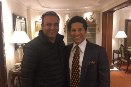 58fo8lmo sachin tendulkar virender sehwag x 625x300 20 October 24 'भागने की ज़रूरत नहीं': सचिन तेंदुलकर ने वीरेंद्र सहवाग के जन्मदिन पर उनका मज़ाक उड़ाया