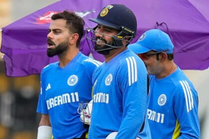 8g96pjg8 virat rohit gambhir 625x300 18 September 24 न्यूजीलैंड हार के बाद रोहित शर्मा, गौतम गंभीर को लगा ताजा झटका, वजह है मोहम्मद शमी की चोट