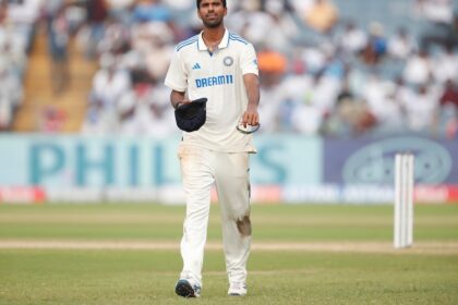 9p35ji1 washington sundar bcci 625x300 24 October 24 "मेरे लिए अनुचित...": भारत बनाम न्यूजीलैंड के लिए 7/59 चुनने के बाद वाशिंगटन सुंदर की ईमानदार टिप्पणी