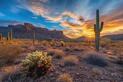 beautiful cacti plant with deser 1 ताज़ा रिसॉर्ट्स, कला कार्यक्रमों और डेजर्ट हॉलिडे समारोहों के साथ स्कॉट्सडेल के शीतकालीन जादू की खोज करें