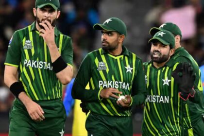 cv8ebqao pakistan grouping 625x300 15 June 24 4 महीने तक कोई वेतन नहीं, पाकिस्तान के सितारे बाबर आजम, मोहम्मद रिजवान, शाहीन अफरीदी इंतजार में रह गए