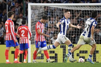 l2k84djg atletico madrid afp 625x300 07 October 24 लुका सुसिक स्टनर ने एटलेटिको मैड्रिड के खिलाफ रियल सोसिदाद को ड्रा दिलाया