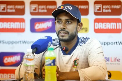 m4fpsjg8 mehidy hasan miraz bcci 625x300 01 October 24 "मैंने शॉट खेला, मधुमक्खी ने मुझे डंक मार दिया": बांग्लादेश स्टार मेहदी हसन मिराज़ महाकाव्य कानपुर कहानी सुनाते हैं