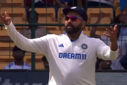 rv0usp3 rohit sharma 625x300 17 October 24 46 रन पर ऑल आउट होने के बाद इंडिया स्टार की बड़ी गलती से रोहित शर्मा निराश। घड़ी