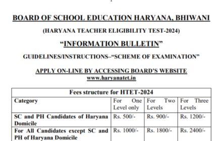 1730454869 photo हरियाणा टीईटी 2024 आधिकारिक अधिसूचना जारी: आवेदन शुल्क, पात्रता मानदंड, पेपर प्रारूप और अन्य विवरण यहां देखें