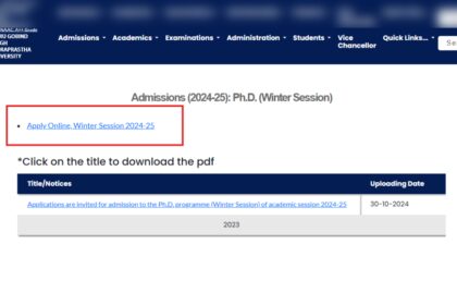 1730699861 photo जीजीएसआईपीयू शीतकालीन सत्र 2024-25 पीएचडी पंजीकरण चल रहे हैं: आवेदन करने के चरण और अन्य महत्वपूर्ण विवरण यहां देखें