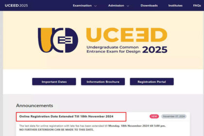 1731058406 photo यूसीईईडी 2025 पंजीकरण की समय सीमा विलंब शुल्क के साथ 18 नवंबर तक बढ़ा दी गई है