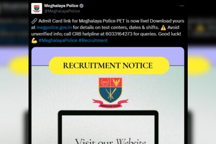 1731352065 photo मेघालय पुलिस कांस्टेबल, एसआई पीईटी प्रवेश पत्र जारी: विवरण यहां देखें