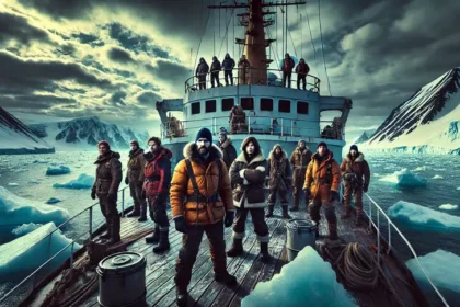 DALLE 2024 11 02 163053 A cinematic style photograph inspired by a Tarantino film showing a rugged A क्वार्क एक्सपीडिशन पुरस्कार आर्कटिक एफएएम ट्रिप के साथ 10 यात्रा सलाहकार: स्वालबार्ड से रेक्जाविक तक की अंतिम यात्रा जुलाई 2025 के लिए निर्धारित है