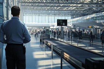 quotairport security guard stand 1 एयरपोर्ट्स काउंसिल इंटरनेशनल वर्ल्ड ने एयरपोर्ट डिजिटल वाणिज्यिक परिवर्तन को बढ़ावा देने के लिए नई गाइड लॉन्च की