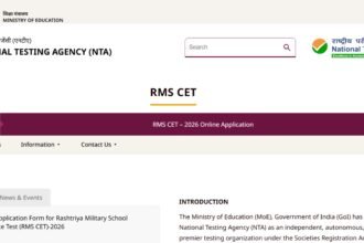 1792449496 photo RMS CET 2026: NTA to close application window tomorrow for Class 6, 9 admissions; direct link here