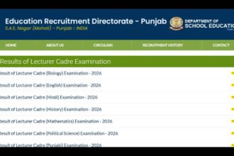 1792471405 photo Punjab Lecturer Result 2026: ERD Punjab Lecturer result 2026 declared for 1,013 posts: Check direct link to download subject-wise merit list PDF here