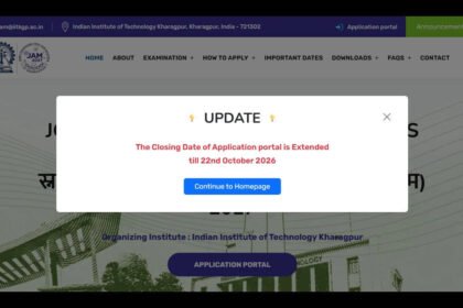 1792475057 photo Iit Jam 2027 Registration: IIT JAM 2027 registration deadline extended to October 22: Check direct link to apply and other important details here