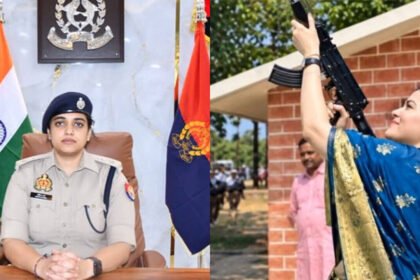 1792567149 photo Who is IPS Ankita Sharma? Saree-clad officer’s AK-47 firing video goes viral; she scored 5 marks in Class 5 Maths and cleared UPSC on her third attempt securing AIR 203