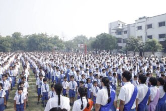 1792607529 photo Rohtak school organises a grand mass singing ceremony to mark 150 Years of ‘Vande Mataram’