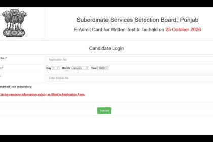 1792677403 photo How To Download Psssb Admit Card: PSSSB Group D admit card 2026 released for 2,098 posts; written exam on October 25: Check direct link to download hall tickets here